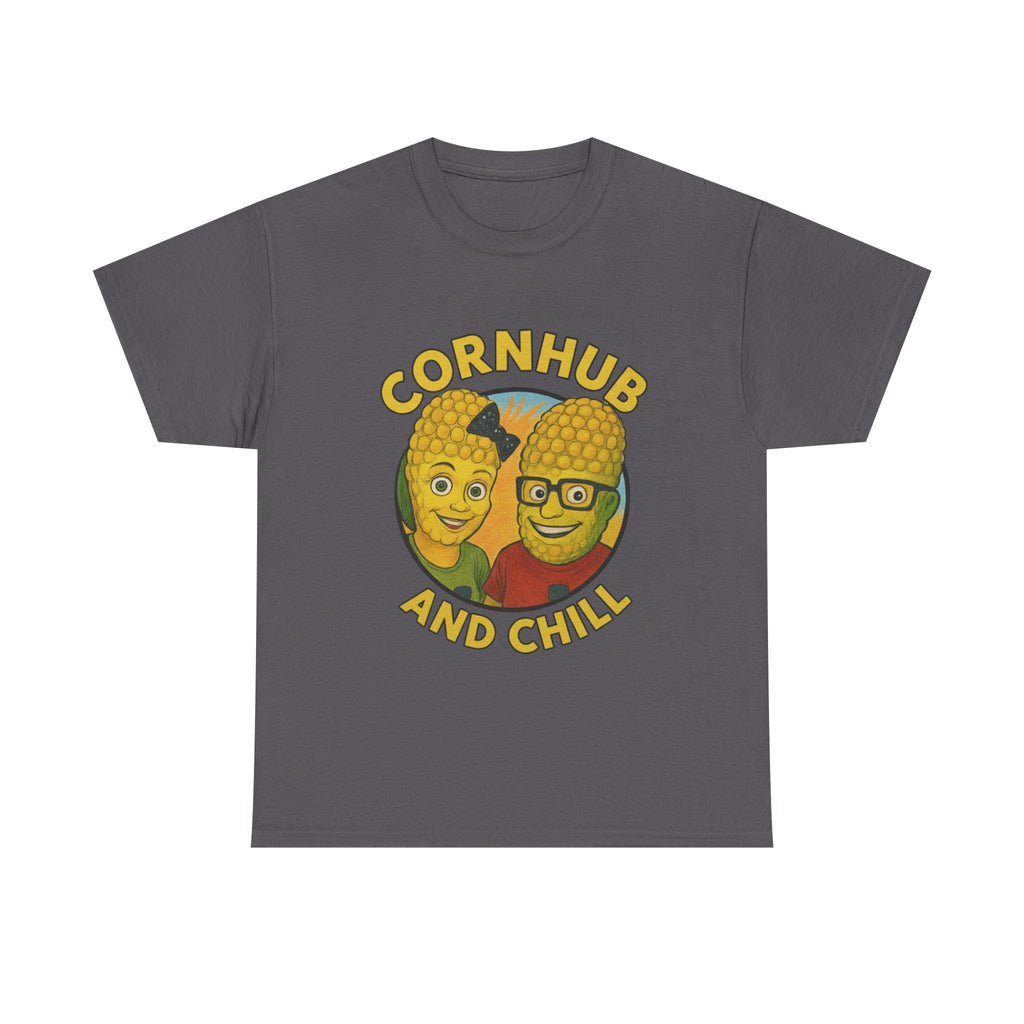 Cornhub and Chill Unisex Heavy Cotton Tee