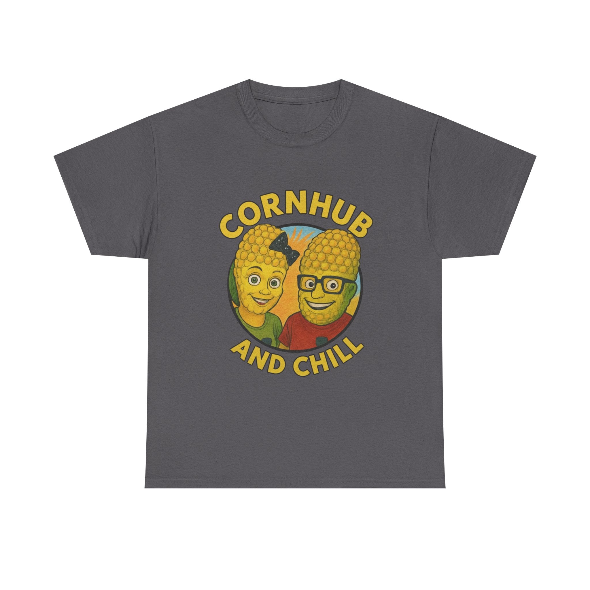 Cornhub and Chill Unisex Heavy Cotton Tee