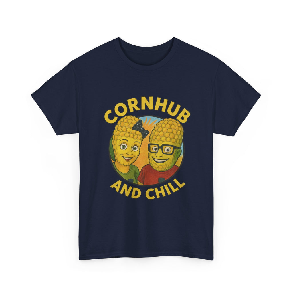 Cornhub and Chill Unisex Heavy Cotton Tee