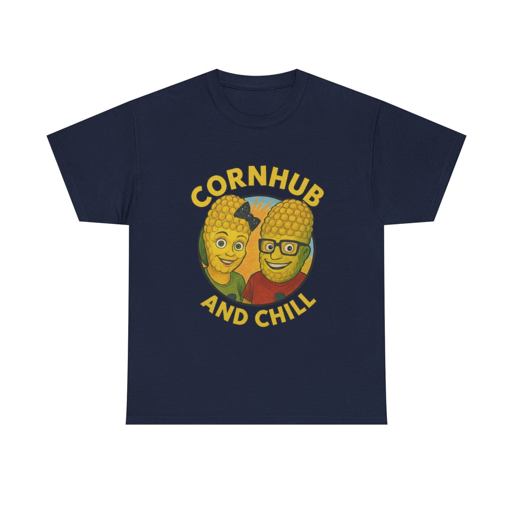 Cornhub and Chill Unisex Heavy Cotton Tee
